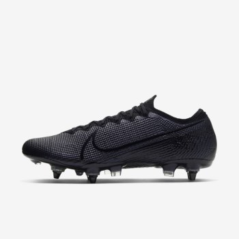 Nike Mercurial Vapor 13 Elite SG-PRO Anti-Clog Traction - Férfi Focicipő - Fekete/Fekete